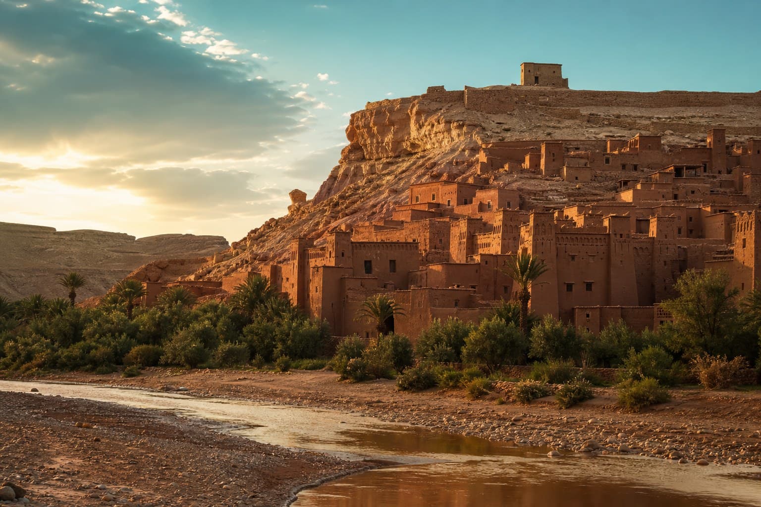 The earthen ksar of Aït Ben Haddou, a UNESCO World Heritage site